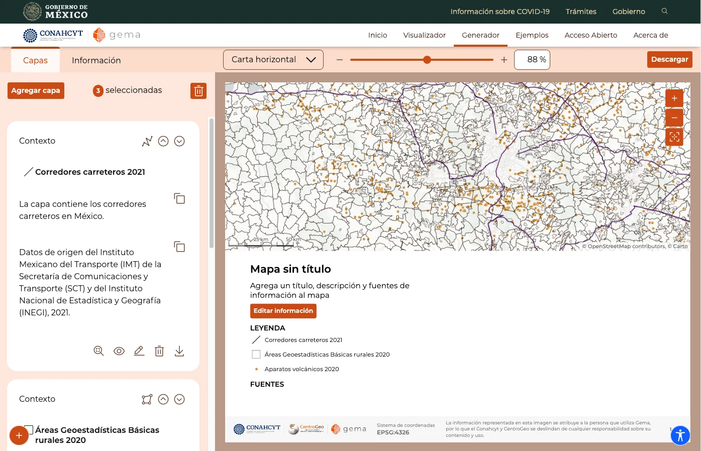 Generador de mapas