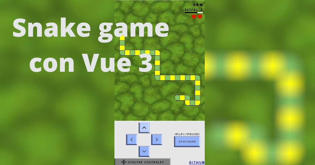 Vue 3, Snake game